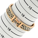 エルメス HERMES クリックH GM ピンクゴールド GP エナメル ブレスレット レオパード Hブレス クリッククラック