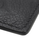 ルイヴィトン LOUIS VUITTON ポルト カルト LV チャーム M66541 ブラック モノグラムアンプラント カードケース ゴールド金具 黒 カード入れ パスケース