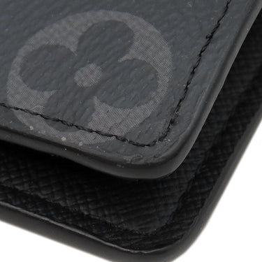 ルイヴィトン LOUIS VUITTON ポルトフォイユ ブラザ M61697 モノグラムエクリプス モノグラムエクリプスキャンバス 長財布 ガンメタル金具 黒 二つ折り