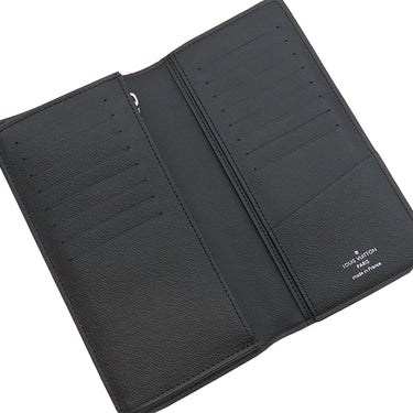 ルイヴィトン LOUIS VUITTON ポルトフォイユ ブラザ M61697 モノグラムエクリプス モノグラムエクリプスキャンバス 長財布 ガンメタル金具 黒 二つ折り