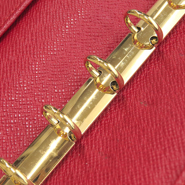 ルイヴィトン LOUIS VUITTON アジェンダPM R21023 モノグラムチェリー モノグラムチェリーキャンバス 手帳カバー ゴールド金具 茶 赤 システム手帳 ダイアリー スケジュール帳 村上隆