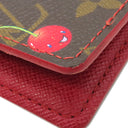 ルイヴィトン LOUIS VUITTON アジェンダPM R21023 モノグラムチェリー モノグラムチェリーキャンバス 手帳カバー ゴールド金具 茶 赤 システム手帳 ダイアリー スケジュール帳 村上隆