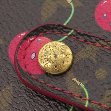 ルイヴィトン LOUIS VUITTON アジェンダPM R21023 モノグラムチェリー モノグラムチェリーキャンバス 手帳カバー ゴールド金具 茶 赤 システム手帳 ダイアリー スケジュール帳 村上隆
