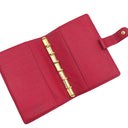 ルイヴィトン LOUIS VUITTON アジェンダPM R21023 モノグラムチェリー モノグラムチェリーキャンバス 手帳カバー ゴールド金具 茶 赤 システム手帳 ダイアリー スケジュール帳 村上隆