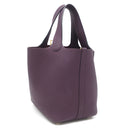 エルメス HERMES ピコタンロックPM カシス トリヨンモーリス ハンドバッグ ゴールド金具 紫