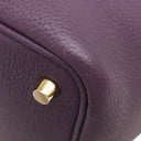 エルメス HERMES ピコタンロックPM カシス トリヨンモーリス ハンドバッグ ゴールド金具 紫