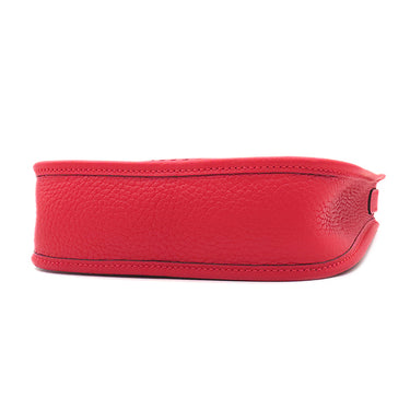 エルメス HERMES エヴリンTPM ヴァーミリオン トリヨンクレマンス ショルダーバッグ シルバー金具 赤