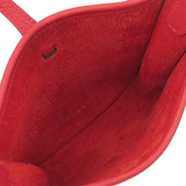 エルメス HERMES エヴリンTPM ヴァーミリオン トリヨンクレマンス ショルダーバッグ シルバー金具 赤