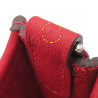 エルメス HERMES エヴリンTPM ヴァーミリオン トリヨンクレマンス ショルダーバッグ シルバー金具 赤