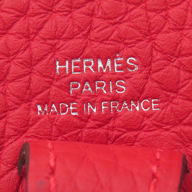 エルメス HERMES エヴリンTPM ヴァーミリオン トリヨンクレマンス ショルダーバッグ シルバー金具 赤