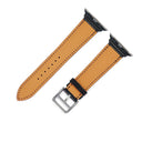 エルメス HERMES 純正 アップルウォッチ 38 40 41 mm用 ブラック レザー ステンレススチール 腕時計パーツ 新品同様 レザー ベルト 32ｍｍ 黒 尾錠付き