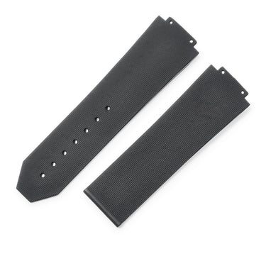 ウブロ HUBLOT 純正 ビッグバン 301用 ラバーバンド ブラック ラバー 腕時計パーツ 未使用 替え ベルト ストラップ 予備 交換 スペア 部品 25mm ブラック 黒