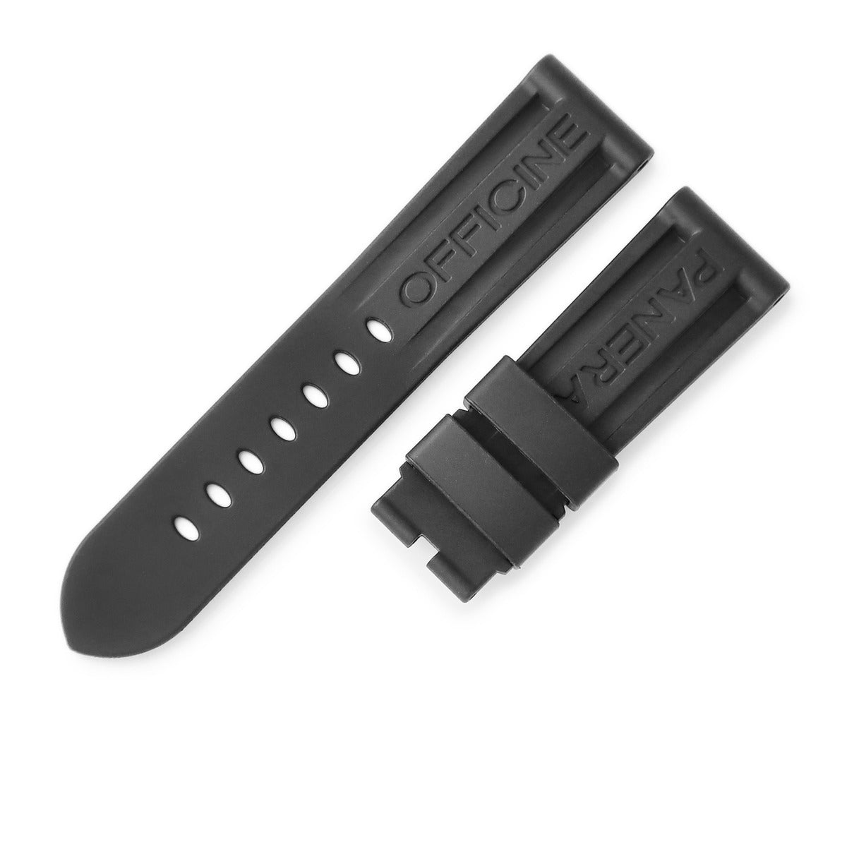 パネライ　純正　ラバーベルト パネライ PANERAI 純正 ルミノール用 ラバーバンド ブラック ラバー