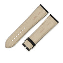 カルティエ Cartier タンク ディヴァン用 クロコバンド ブラック クロコダイル 腕時計パーツ 純正 替え ベルト ストラップ Dバックル用 24ｍｍ 黒