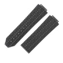 ウブロ HUBLOT 純正 ビッグバン 301用 ラバーバンド ブラック ラバー 腕時計パーツ 未使用 替え ベルト ストラップ 予備 交換 スペア 部品 25mm ブラック 黒