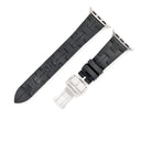 エルメス HERMES 純正 アップルウォッチ 32mm用 キリム シンプルトゥール ブラック ラバー ステンレススチール 腕時計パーツ ラバー ベルト 20ｍｍ バックル付き 金具付き