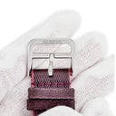 エルメス HERMES 純正 アップルウォッチ 38 40 41 mm用 ピンク ナイロン ステンレススチール 腕時計パーツ ナイロン ベルト 32ｍｍ 尾錠付き