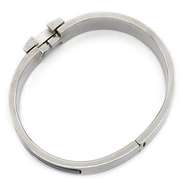 エルメス HERMES クリックH PM パープル×ネイビー メタル エナメル ブレスレット ネイビー グラデーション Hブレス クリッククラック