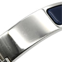 エルメス HERMES クリックH PM パープル×ネイビー メタル エナメル ブレスレット ネイビー グラデーション Hブレス クリッククラック