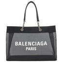 バレンシアガ BALENCIAGA デューティーフリー ラージ ブラック メッシュ トートバッグ シルバー金具 黒 メッシュ
