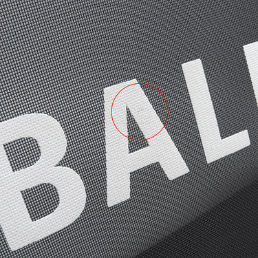 バレンシアガ BALENCIAGA デューティーフリー ラージ ブラック メッシュ トートバッグ シルバー金具 黒 メッシュ