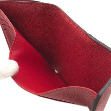 ルイヴィトン LOUIS VUITTON ポルトフォイユ パラス コンパクト M67478 モノグラム×スリーズ モノグラムキャンバス トリヨンレザー 三つ折り財布 ゴールド金具 赤 茶