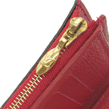 ルイヴィトン LOUIS VUITTON ポルトフォイユ パラス コンパクト M67478 モノグラム×スリーズ モノグラムキャンバス トリヨンレザー 三つ折り財布 ゴールド金具 赤 茶