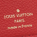 ルイヴィトン LOUIS VUITTON ポルトフォイユ パラス コンパクト M67478 モノグラム×スリーズ モノグラムキャンバス トリヨンレザー 三つ折り財布 ゴールド金具 赤 茶