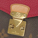 ルイヴィトン LOUIS VUITTON ポルトフォイユ パラス コンパクト M67478 モノグラム×スリーズ モノグラムキャンバス トリヨンレザー 三つ折り財布 ゴールド金具 赤 茶