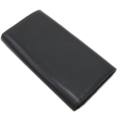 ルイヴィトン LOUIS VUITTON ポルトフォイユ サラ M63742 ノワール エピレザー 長財布 シルバー金具 黒