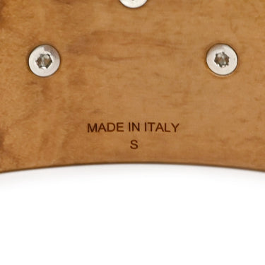 エルメス HERMES コリエドシアン 木目 ウッド メタル バングル 木 メタル