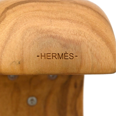 エルメス HERMES コリエドシアン 木目 ウッド メタル バングル 木 メタル