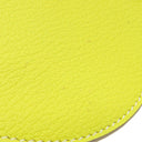 エルメス HERMES トゥッティ フルッティ ライム×カノピ シェーブル コインケース シルバー金具 黄色 緑 レモン フルーツモチーフ