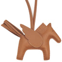 エルメス HERMES ロデオPM ペガサス ゴールド アニューミロ バッグチャーム 茶 ソーゴールド