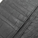 サンローラン SAINT LAURENT コンチネンタルウォレット カサンドラ 529981 ブラック カーフ 長財布 ブラック金具 黒 YSL