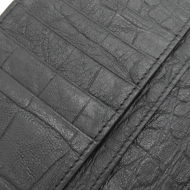 サンローラン SAINT LAURENT コンチネンタルウォレット カサンドラ 529981 ブラック カーフ 長財布 ブラック金具 黒 YSL