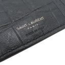 サンローラン SAINT LAURENT コンチネンタルウォレット カサンドラ 529981 ブラック カーフ 長財布 ブラック金具 黒 YSL