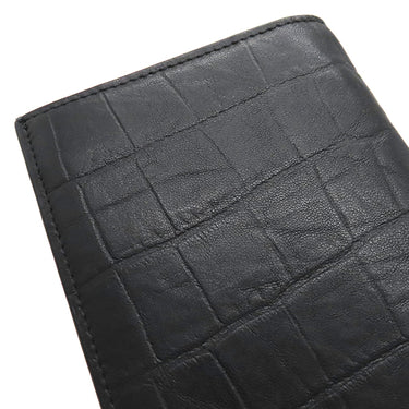 サンローラン SAINT LAURENT コンチネンタルウォレット カサンドラ 529981 ブラック カーフ 長財布 ブラック金具 黒 YSL