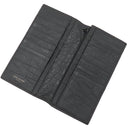 サンローラン SAINT LAURENT コンチネンタルウォレット カサンドラ 529981 ブラック カーフ 長財布 ブラック金具 黒 YSL