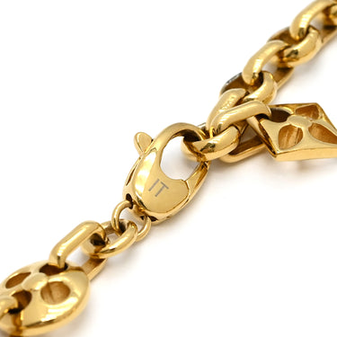 ルイヴィトン LOUIS VUITTON ブレスレット クレイジー イン ロック M00376 ゴールド GP ブレスレット LVサークル