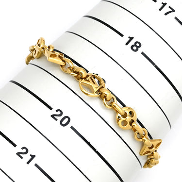 ルイヴィトン LOUIS VUITTON ブレスレット クレイジー イン ロック M00376 ゴールド GP ブレスレット LVサークル