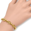 ルイヴィトン LOUIS VUITTON ブレスレット クレイジー イン ロック M00376 ゴールド GP ブレスレット LVサークル