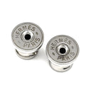 エルメス HERMES ループグラン グレージュ ヴォースイフト メタル ピアス エトゥープ