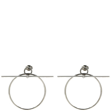 エルメス HERMES ループ MM ピアス H114504B 00 シルバー シルバー925 ピアス Ag925 SV925
