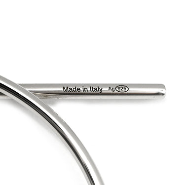 エルメス HERMES ループ MM ピアス H114504B 00 シルバー シルバー925 ピアス Ag925 SV925