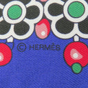 エルメス HERMES ツイリー ボルドー×ブルー×マルチカラー シルク スカーフ 【PARURES DES MAHARAJAS/マハラジャの装身具 デタイユ】