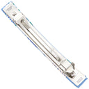 エルメス HERMES エクリプス GM ブルーXマルチカラー シルク メタル バレッタ シルバー金具 【LA FOLLE PARADE /ラ フォル パラード】ヘアアクセサリー