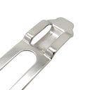 エルメス HERMES エクリプス GM ブルーXマルチカラー シルク メタル バレッタ シルバー金具 【LA FOLLE PARADE /ラ フォル パラード】ヘアアクセサリー