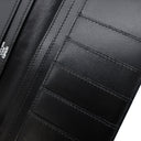 エルメス HERMES オオサカ ブラック ボックスカーフ 長財布 黒 二つ折り財布