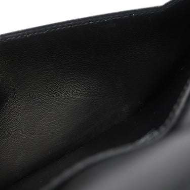 エルメス HERMES オオサカ ブラック ボックスカーフ 長財布 黒 二つ折り財布